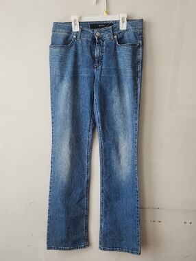Escada Blue Flare Leg Jeans. New Without Tag